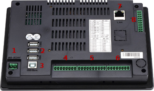 Panel sterowniczy HMI Panel operatorski Windows CE Modbus