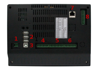 Control panel HMI operator panel Windows CE