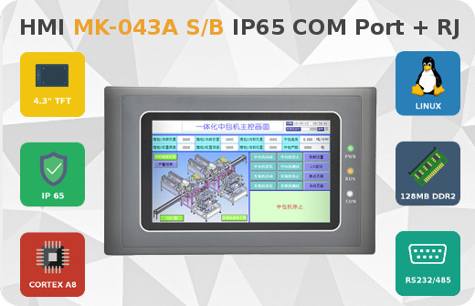 Panel sterowniczy HMI Panel operatorski Windows CE Modbus