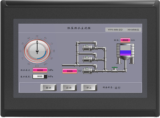 Panel sterowniczy HMI Panel operatorski linux Modbus RS232 COM USB dotykowy panel