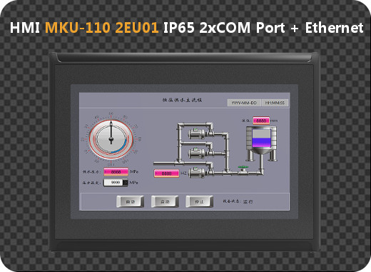 Panel sterowniczy HMI Panel operatorski linux Modbus RS232 COM USB dotykowy panel
