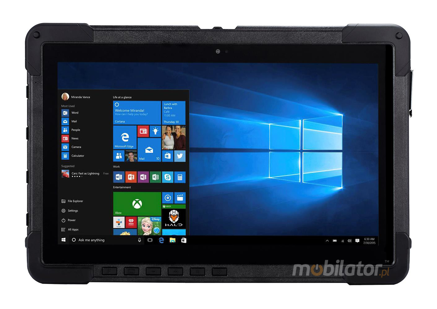 windows 10 IOT emdoor x11G  tablet industrial military resistant waterproof dustproof