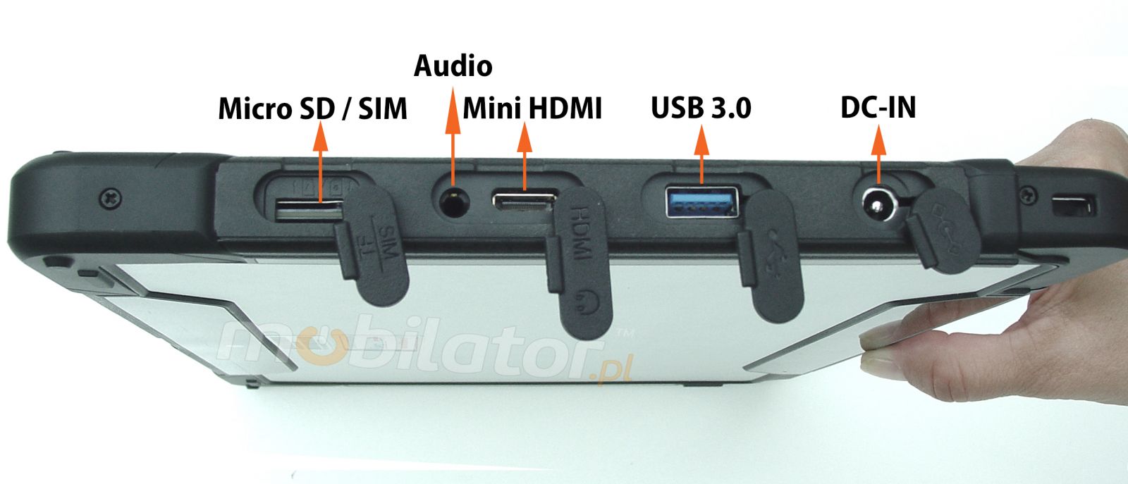 windows 10 tablet emdoor x11 256GB SSD 2D przemysłowy wodoodporny pyłodporny odporny wytrzymały