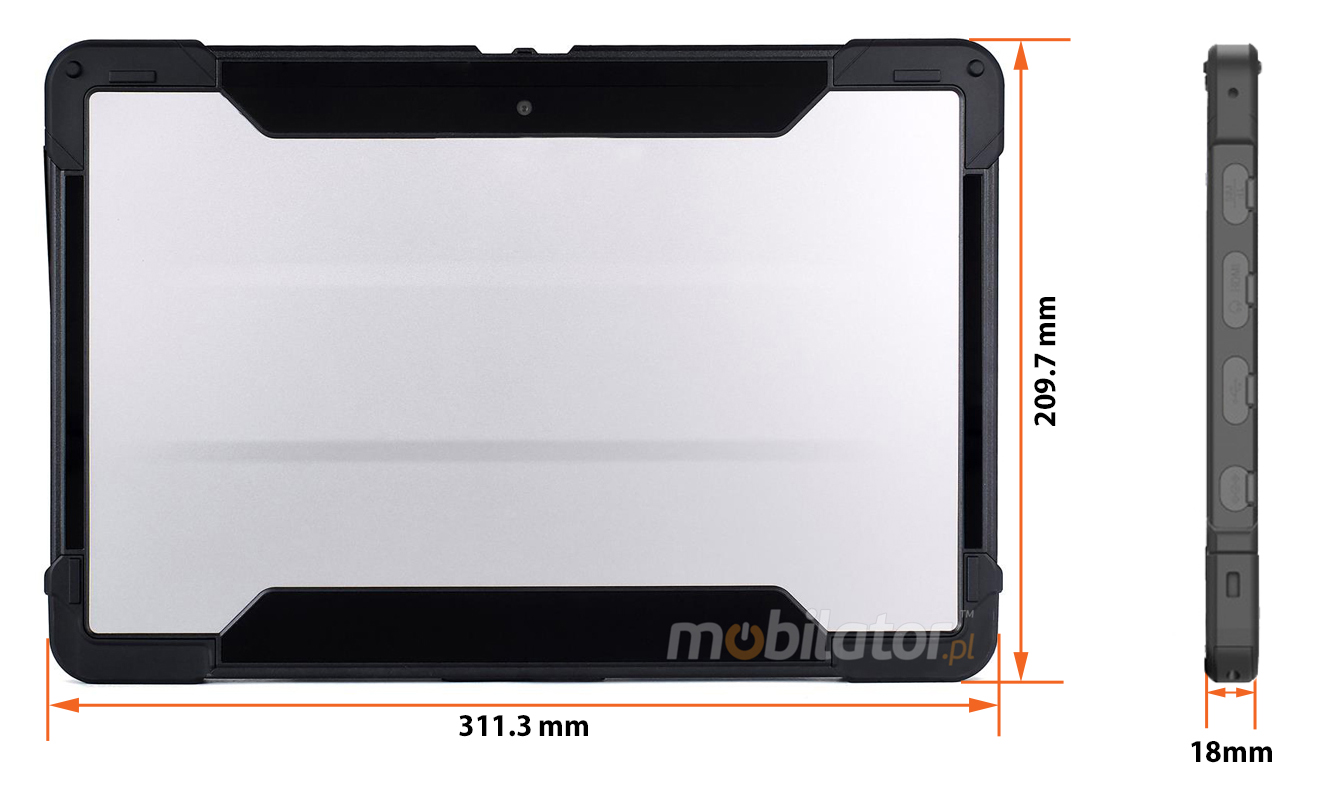 windows 10  tablet emdoor x11 256GB SSD 2D industrial military resistant waterproof dustproof