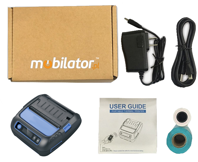 MobiPrint  MP-582LD Drukarka termiczna mini drukarka logo mechanizm Interfejs USB Bluetooth RS232 Mobilna Drukarka mobilator.pl windows android  New Portable Devices