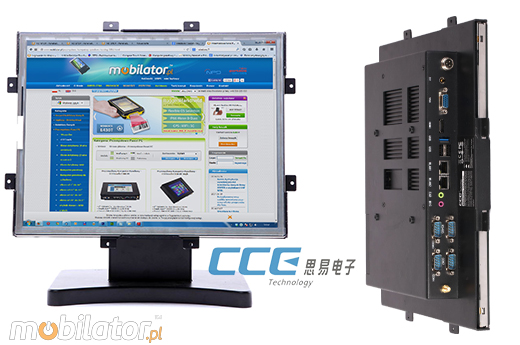 Komputer panelowy (Open Frame) CCETouch CT15-OPCR Komputer panelowy Panel PC Open Frame Przemysłowy komputer panelowy Ekran rezystancyjny 5 wire resistive wyświetlacz 15 cali mobilator.pl New Portable Devices Windows Intel Celeron Open Frame Touch Screen PC CCETouch CT15-OPCR do zabudowy kiosk internetowy bankomat