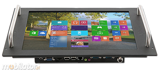 Industial RACK MOUNT Touch PC CCETouch CT15-PC Przemysłowy Komputer Panelowy RACK MOUNT - CCETouch CT15-PC Norma odporności IP54 Przemysłowy komputer panelowy Ekran rezystancyjny 5 wire resistive wyświetlacz 15 cali mobilator.pl New Portable Devices Windows RS-232 COM RACK MOUNT 