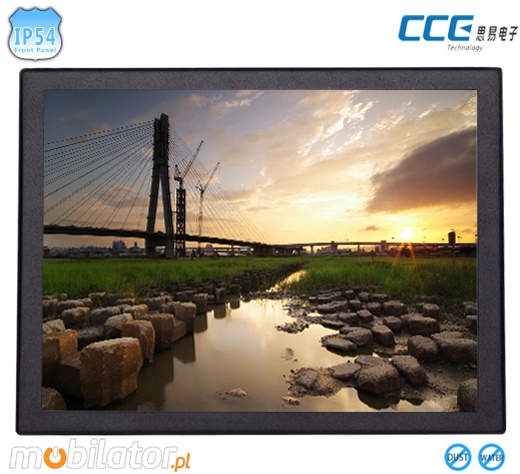 Industial Touch PC CCETouch CT17-PC Komputer panelowy Panel PC Norma odporności IP54 Przemysłowy komputer panelowy Ekran rezystancyjny 5 wire resistive wyświetlacz 17 cali mobilator.pl New Portable Devices Windows RS-232 COM 