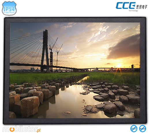 Industial Touch PC CCETouch CT19-PC Komputer panelowy Panel PC Norma odporności IP54 Przemysłowy komputer panelowy Ekran rezystancyjny 5 wire resistive wyświetlacz 19 cali mobilator.pl New Portable Devices Windows RS-232 COM 