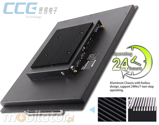 Industial RACK MOUNT Touch PC CCETouch CT19-PC Przemysłowy Komputer Panelowy RACK MOUNT - CCETouch CT19-PC Norma odporności IP54 Przemysłowy komputer panelowy Ekran rezystancyjny 5 wire resistive wyświetlacz 19 cali mobilator.pl New Portable Devices Windows RS-232 COM RACK MOUNT 