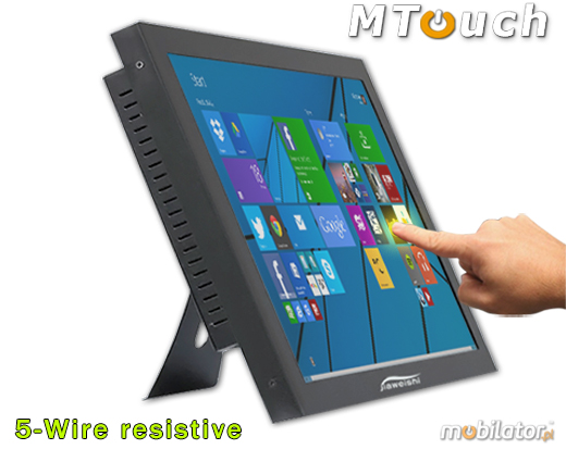 MTouch Industrial Przemysłowy PanelPC MobiBOX 17   Komputer panelowy Panel PC  Przemysłowy komputer panelowy Ekran rezystancyjny 5 wire resistive wyświetlacz 17 cali mobilator.pl New Portable Devices Windows RS-232 COM VGA HDMI Intel Celeron 