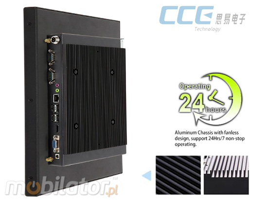 Industial Touch PC CCETouch CT15-PC Komputer panelowy Panel PC Norma odporności IP54 Przemysłowy komputer panelowy Ekran rezystancyjny 5 wire resistive wyświetlacz 15 cali mobilator.pl New Portable Devices Windows RS-232 COM 
