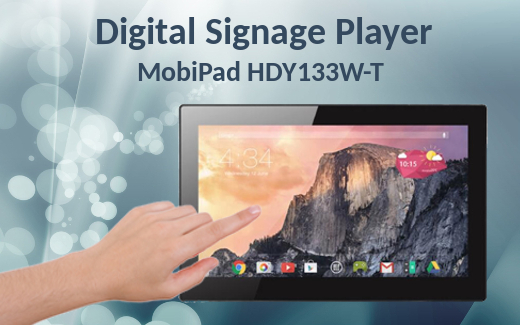touch panel advertising panel information screen wi-fi digital signage bluetooth 13.3 inch usb lan