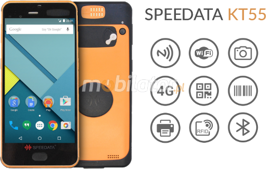 waterproof shockproof industrial rugged durable data collector NFC 4G android IP65