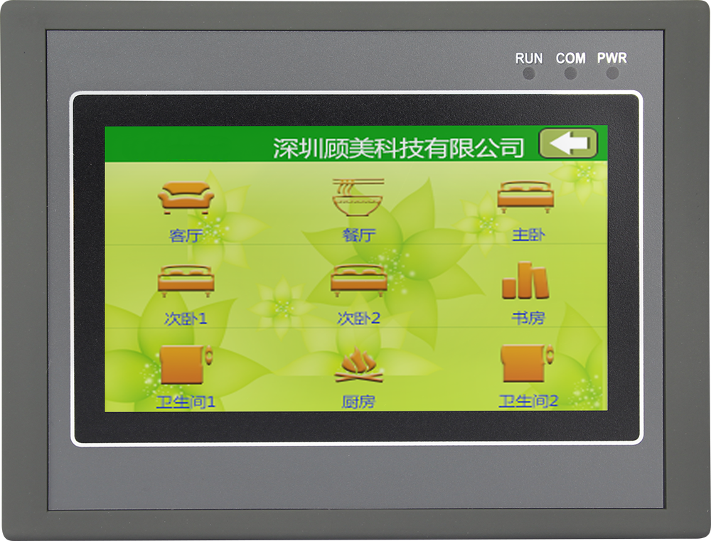 Control panel HMI operator panel Windows CE Modbus