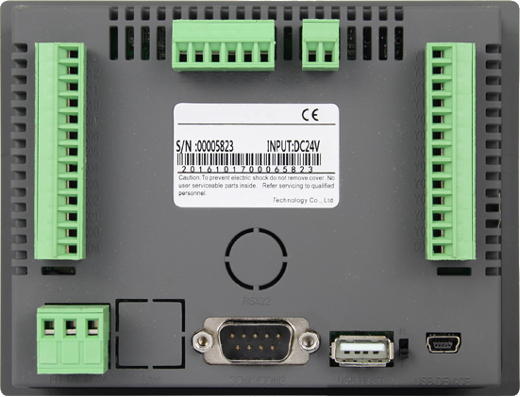 Control panel HMI operator panel Windows CE Modbus PLC RS232