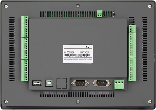 Control panel HMI operator panel Windows CE Modbus PLC RS232