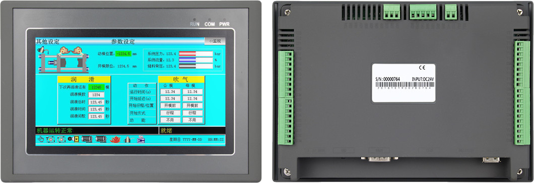 Control panel HMI operator panel Windows CE Modbus PLC RS232