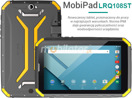wodoodporny wstrząsoodporny przemysłowy wytrzymały odporny tablet NFC 4G Android 7.0 wojskowy IP68 MIL-STD 810G skaner kodów kreskowych 1D 2D