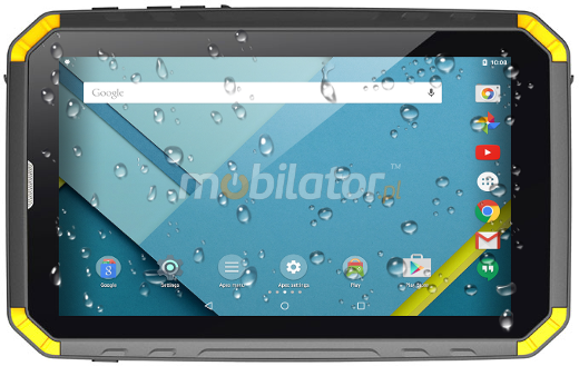 wodoodporny wstrząsoodporny przemysłowy wytrzymały odporny tablet NFC 4G Android 7.0 wojskowy IP68 MIL-STD 810G skaner kodów kreskowych 1D 2D