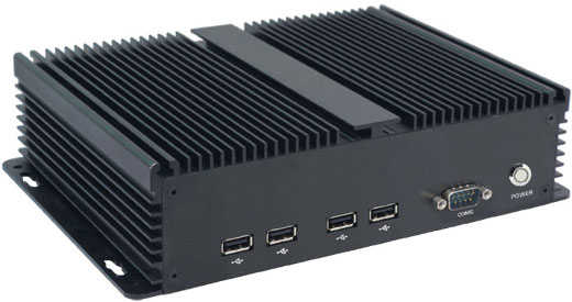 Industrial Fanless MiniPC IBOX-102 com rs232 hdmi vga
