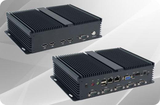 Industrial Fanless MiniPC IBOX-102 com rs232 hdmi vga