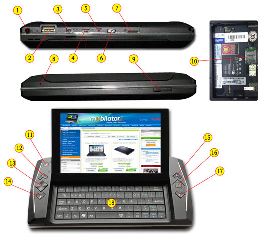 mobilator MID UMPC MG 15 Eking M5 