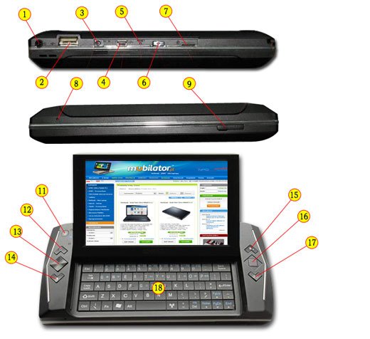 mobilator MID UMPC Eking M5
