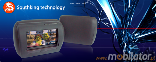 headrest mobilator zagłówek car audio wideo
