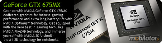 Clevo P370EM nVidia GeForce GTX 675MX
