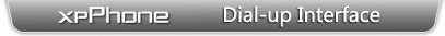 xpPhone interface