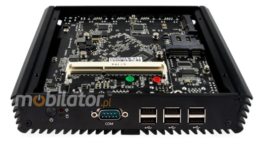 Computer Industry Fanless MiniPC mBOX Q190SE v Barebone mobilator intel celeron