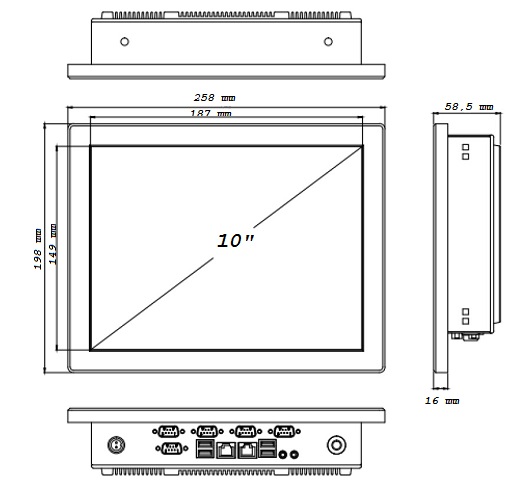 Industrial PanelPC IP65 GESHEM