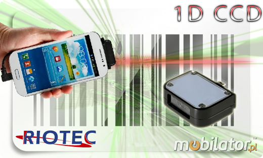 Mini czytnik Barcode 1D RIOTEC DC-9250 MicroUSB  Skaner 1D  Poręczny Kompatybilny Android mobilator.pl New Portable Devices Mobilne Skanery kodów kreskowych MINI OTG 