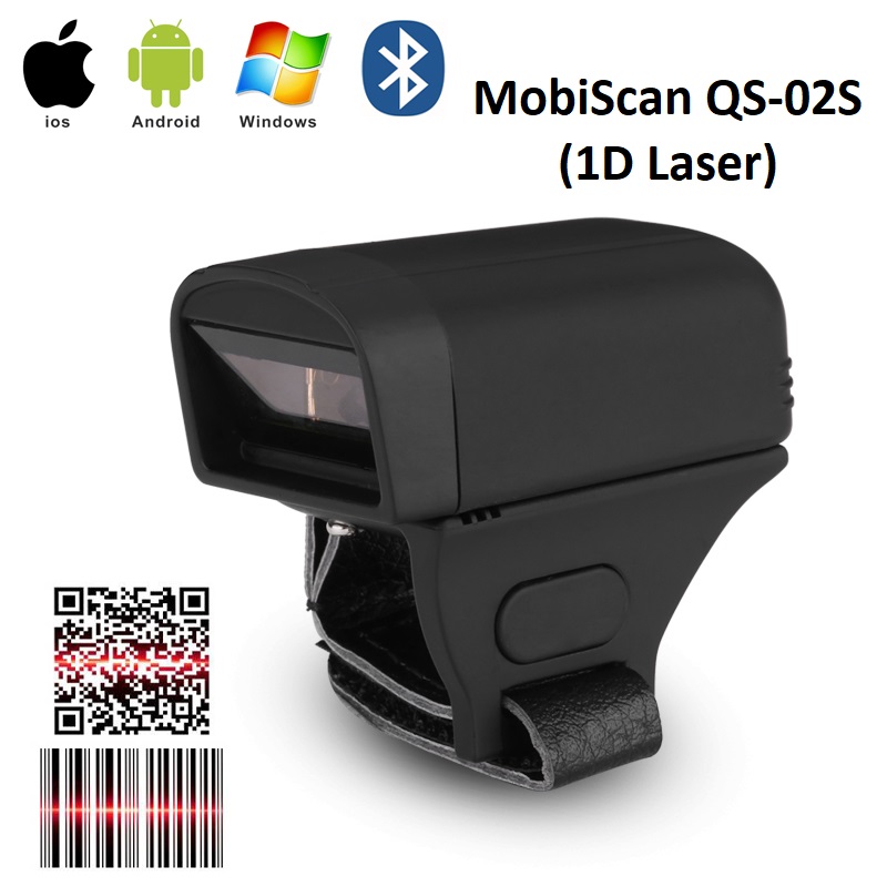 MobiScan QS-02S - Industrial ring laser scanner 1D barcode reader