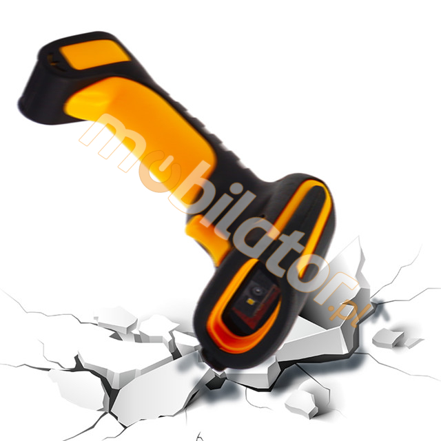 MobiScan QS-03S - Rugged reinforced waterproof (IP67 and 3m fall) industrial 2D barcode scanner with Bluetooth 4.0