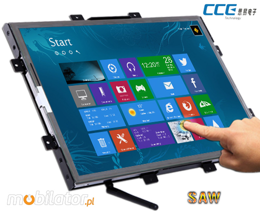 Komputer panelowy (Open Frame) CCETouch CT19-OPC SAW Komputer panelowy Panel PC Open Frame Przemysłowy komputer panelowy Ekran rezystancyjny SAW wyświetlacz 19 cali mobilator.pl New Portable Devices Windows Intel Celeron Open Frame Touch Screen PC CCETouch CT19-OPC-SAW do zabudowy kiosk internetowy bankomat