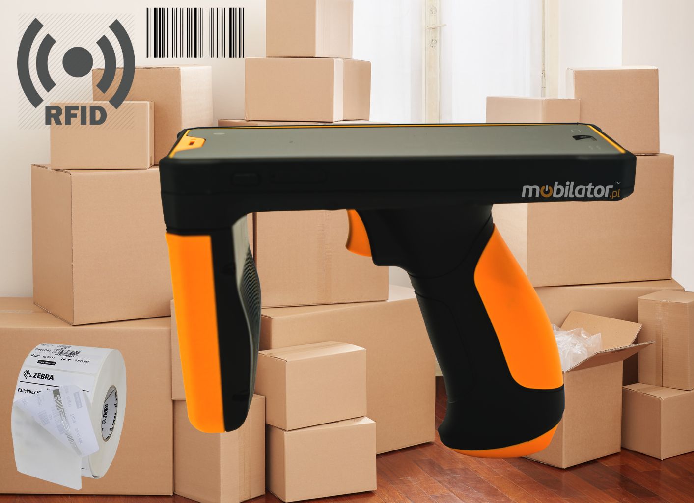 waterproof shock-resistant industrial resilient smartphone NFC 4G military IP65 MIL-STD 810G barcode scanner 1D 2D