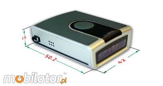 MobiScan MS-Mini 1 Bluetooth 3.0 MOBISCAN MINI1 Skaner 1D CCD Bezprzewodowy Bluetooth 3.0 Poręczny MobiSCAN  Kompatybilny Windows Android IOS mobilator.pl New Portable Devices Mobilne Skanery kodów kreskowych MINI