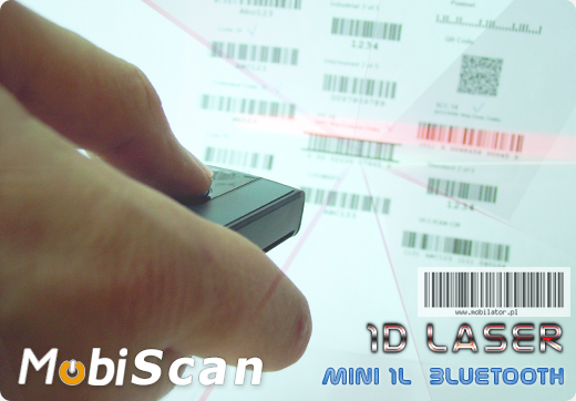 MobiScan MS-Mini 1 Bluetooth 3.0 MOBISCAN MINI1 Skaner 1D CCD Bezprzewodowy Bluetooth 3.0 Poręczny MobiSCAN  Kompatybilny Windows Android IOS mobilator.pl New Portable Devices Mobilne Skanery kodów kreskowych MINI