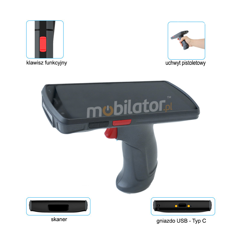 nowoczesny kolektor danych z norma odpornosci ip66 oraz technologia nfc i skanerem 1d 2d jako opcja