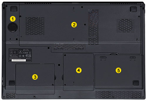 subwoofer cpu gpu bateria dysk clevo p170sm