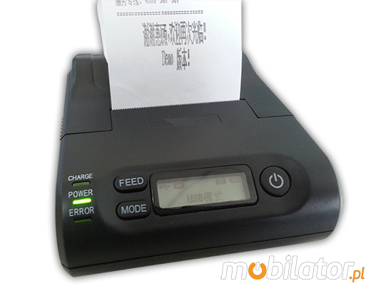 MobiPrint MP-T7 Drukarka igłowa DOTMATRIX mini drukarka kodów mechanizm epson Interfejs  Bluetooth USB Mobilna Drukarka mobilator.pl windows android  New Portable Devices małe drukarki paragonów