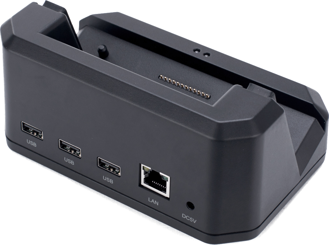 stacja dokujaca Emdoor I16H usb rj45 dc in ładowanie baterii