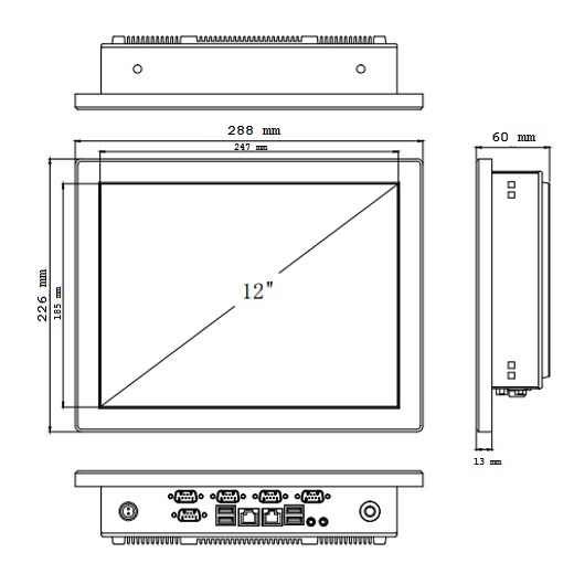Industrial PanelPC IP65 GESHEM