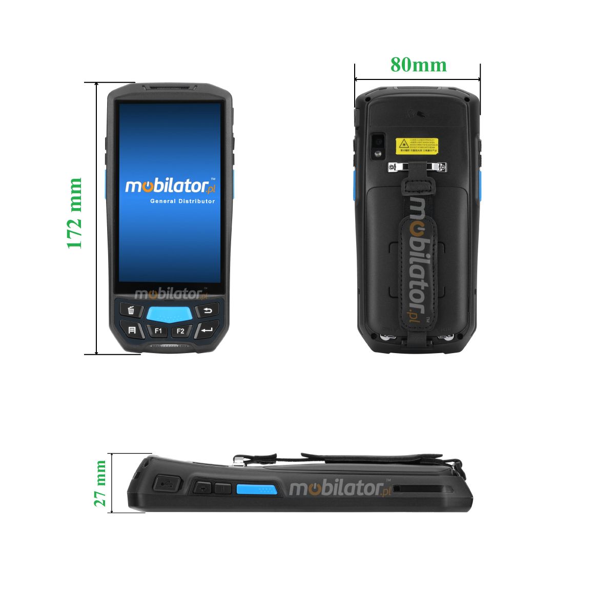 Modern Refractory Resistans Practical Data Collector MobiPad U90 Android WiFi 2D Scanner