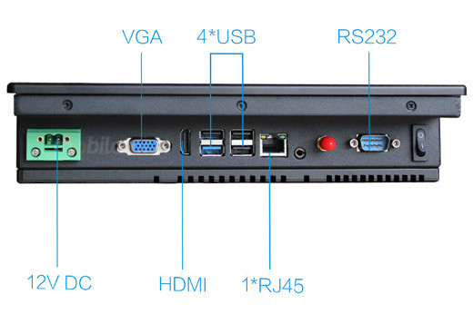 mobilator.pl IP65 for front panel ports VGA usb DC-in 12V HDMI RS232