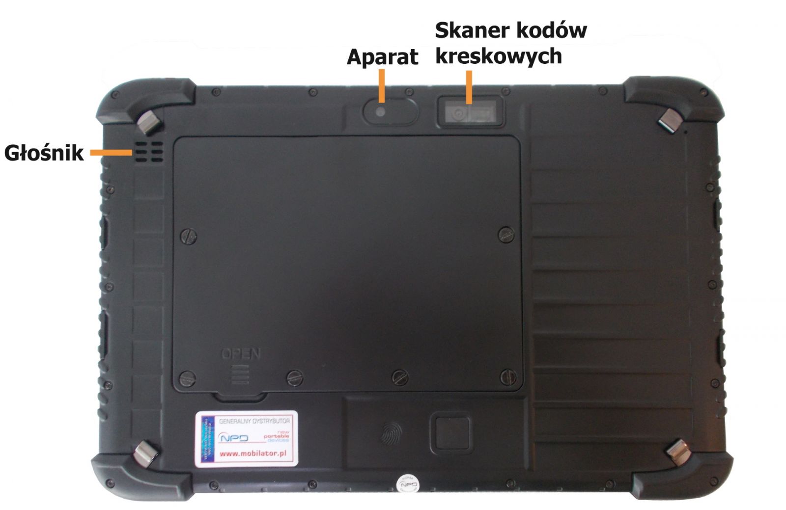 głośnik aparat skaner kodów wzmocnione krawędzie mobilator.pl