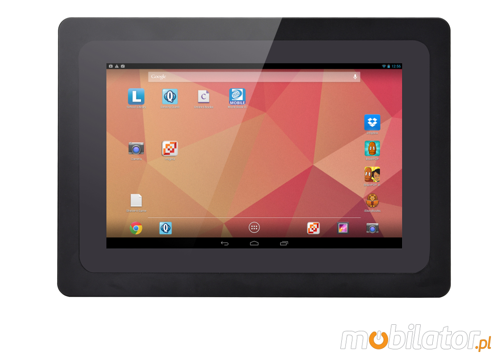 MTouch Operatorski Panel Przemyslowy MobiBOX IP65 Fanless 1900 12.1 Komputer panelowy Panel PC  Przemysłowy komputer panelowy Ekran rezystancyjny 5 wire resistive wyświetlacz 12.1 cali mobilator.pl New Portable Devices Windows RS-232 COM VGA HDMI Intel Celeron 