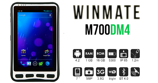 winmate m700DM4 industrial rugged przemysłowy